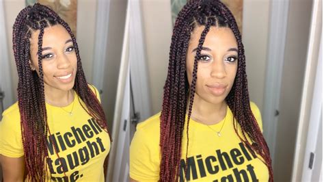 Box braid tutorial - Hey guys, thanks for tuning in! let me know if you're feeling these braids.ITEMS USED-4 packs of xpression braiding hair in BG (reminds me of fuchsia)-small ...